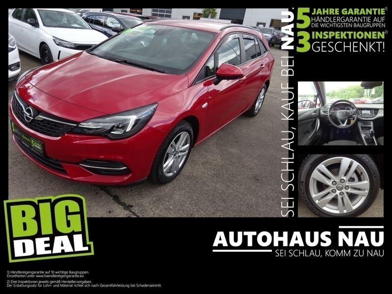 Chili rot Gebraucht 2021 Opel Astra Edition Kombi | 14.990 € (Superpreis) - Bild 1/4