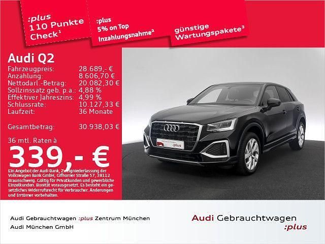 Gebraucht Audi Q2 S-Line 150 PS (110 kW) 2023 Brillantschwarz SUV