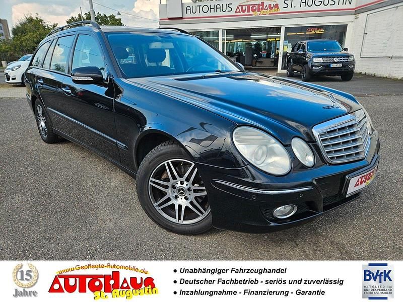 Obsidianschwarz metalliclack Gebraucht 2008 Mercedes E200 Elegance Kombi | 3.500 € (Superpreis) - Bild 1/4