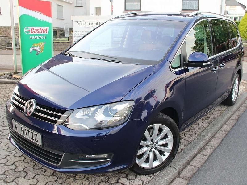 Gebraucht VW Sharan Highline 184 PS (135 kW) 2018 Atlantic blue metallic Van / Kleinbus