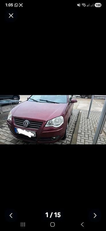 Gebraucht VW Polo 105 PS (77 kW) 2008 Rot Kleinwagen