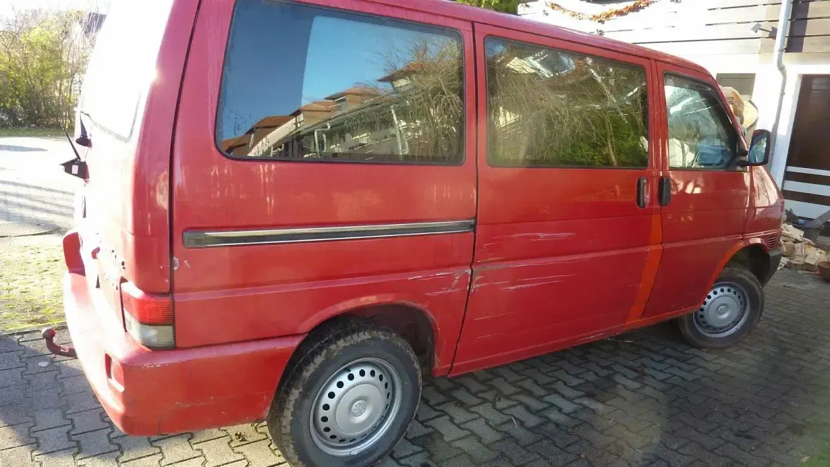 Gebraucht VW T4 1997 Rot Van