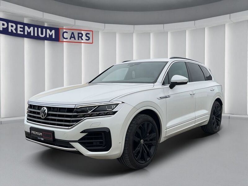 Weiß Gebraucht 2019 VW Touareg R-line SUV | 36.990 € - Bild 1/4