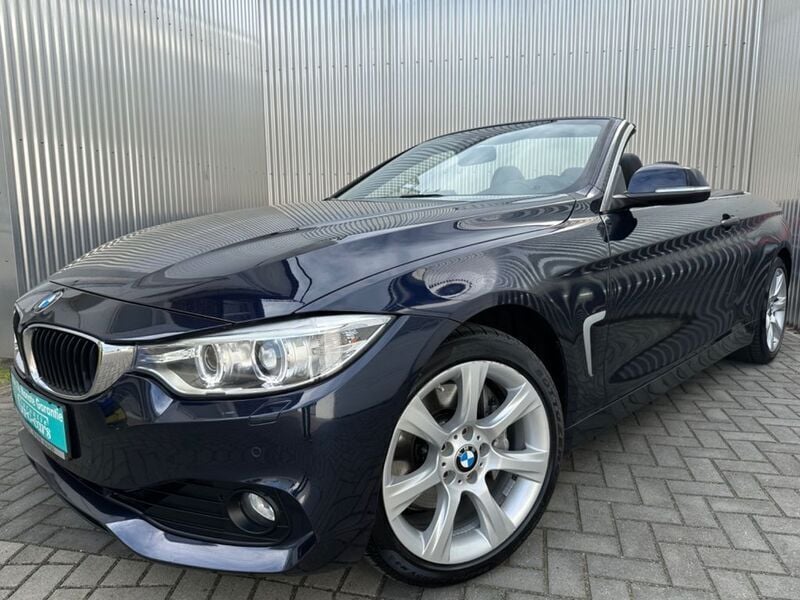 Blau Gebraucht 2014 BMW 435 Sport Line Cabrio | 18.490 € (Superpreis) - Bild 1/4