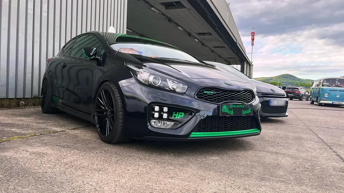 Gebraucht Kia Ceed GT GT 204 PS (150 kW) 2017 Schwarz Limousine