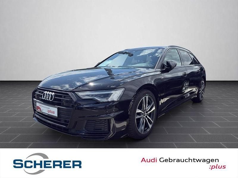 Mythosschwarz metallic (metallic) Gebraucht 2022 Audi A6 S-Line Kombi | 37.700 € (Guter Preis) - Bild 1/4