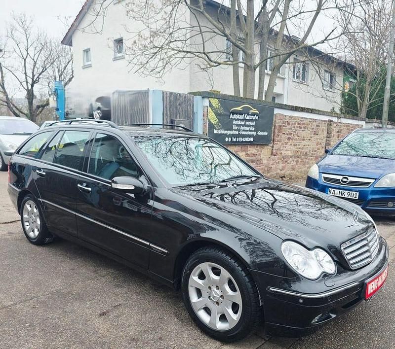 Schwarz Gebraucht 2002 Mercedes C240 Elegance Kombi | 6.999 € (Teuer) - Bild 1/4