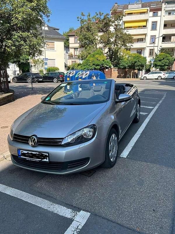Silber Gebraucht 2015 VW Golf Cabriolet Cabrio | 10.400 € (Fairer Preis) - Bild 1/4