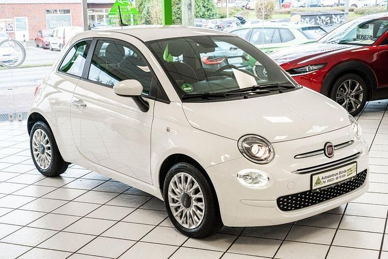 Weiß Gebraucht 2020 Fiat 500 Lounge Kleinwagen | 12.950 € (Etwas zu teuer) - Bild 1/4