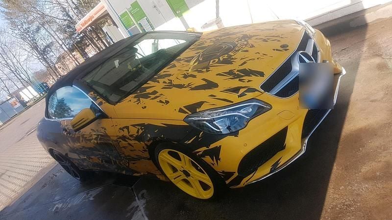 Usata Mercedes E220 170 CV (125 kW) 2017 Nero Cabrio