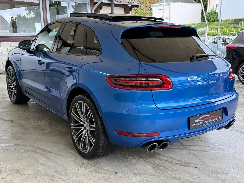 Gebraucht Porsche Macan Turbo Performance Package 441 PS (324 kW) 2017 Blau SUV