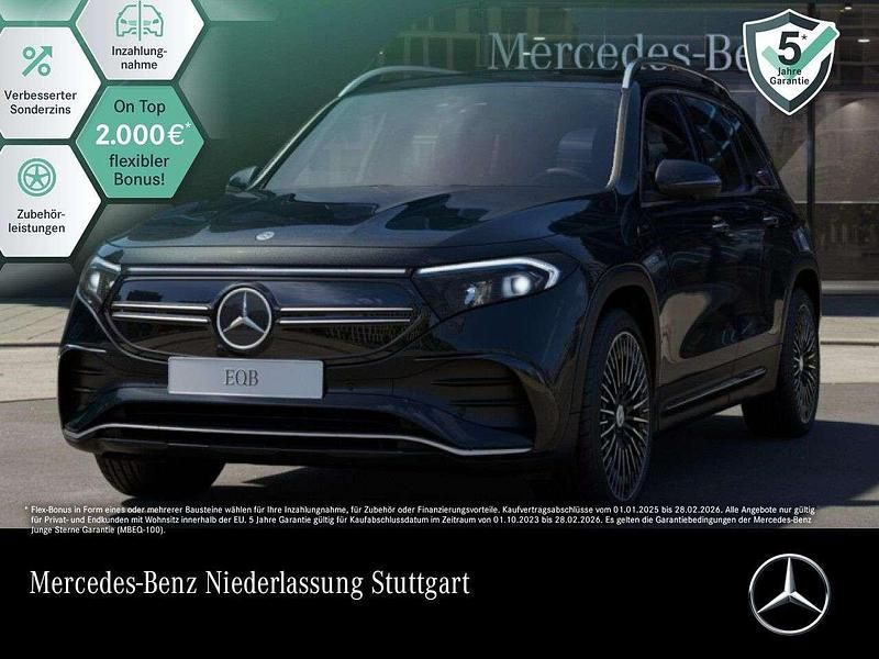 Kosmosschwarz Gebraucht 2022 Mercedes EQB300 AMG SUV | 32.890 € - Bild 1/3