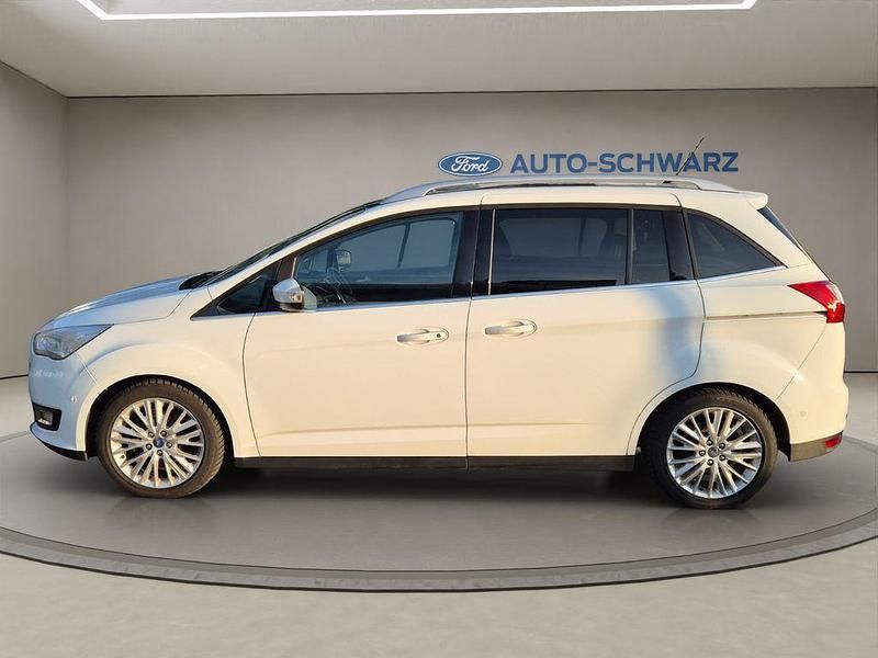 Gebraucht Ford Grand C-Max Titanium 125 PS (91 kW) 2015 Weiß Van / Kleinbus