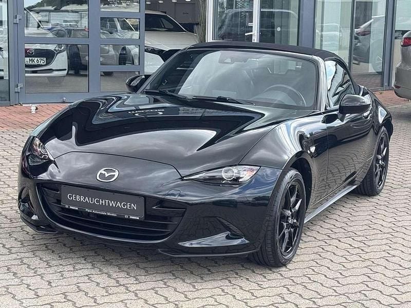 Jet black Gebraucht 2021 Mazda MX5 Ad'Vantage Cabrio | 21.990 € (Guter Preis) - Bild 1/4