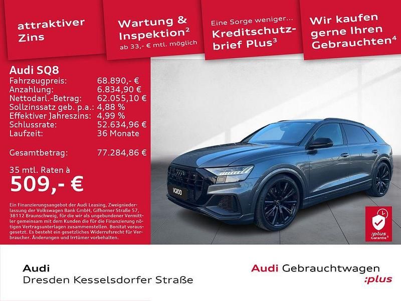 Gebraucht Audi SQ8 Ambiente 507 PS (372 kW) 2022 Daytonagrau perleffekt SUV