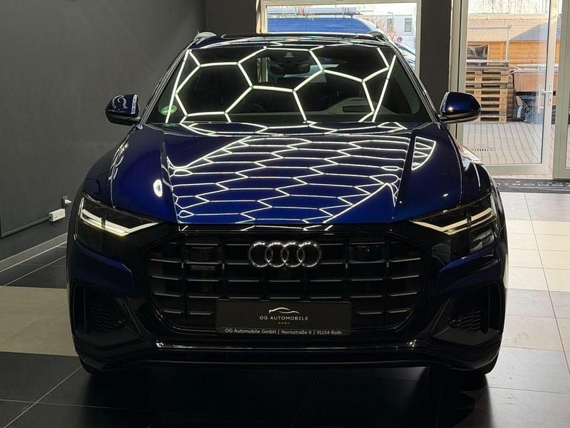 Gebraucht Audi Q8 S-Line 340 PS (250 kW) 2022 Navarrablau SUV