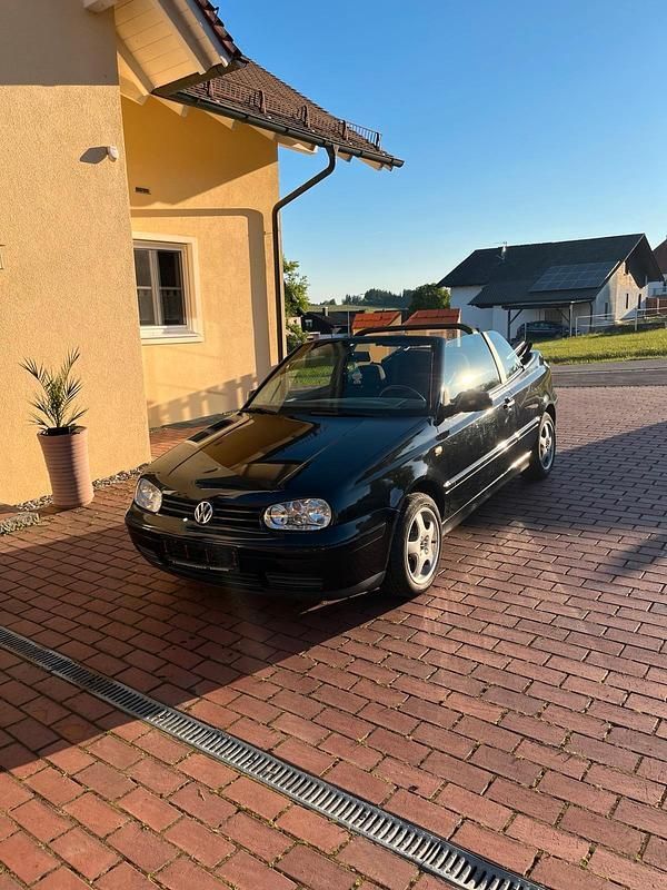 Schwarz Gebraucht 1999 VW Golf Cabriolet Cabrio | 1.200 € (Superpreis) - Bild 1/4