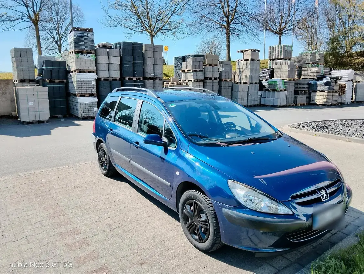 Gebraucht Peugeot 307 109 PS (80 kW) 2003 Blau Kombi