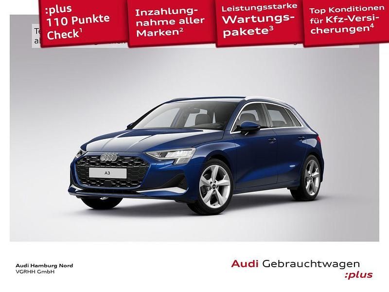 2d navarrablau metallic Gebraucht 2025 Audi A3 Advanced Plus Limousine | 30.920 € (Fairer Preis) - Bild 1/3