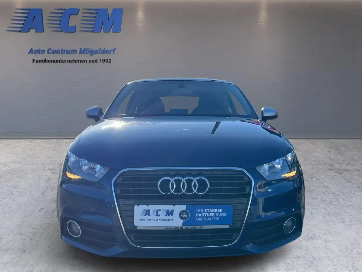 Brugt Audi A1 Ambition 140 HK (102 kW) 2014 Blå Hatchback