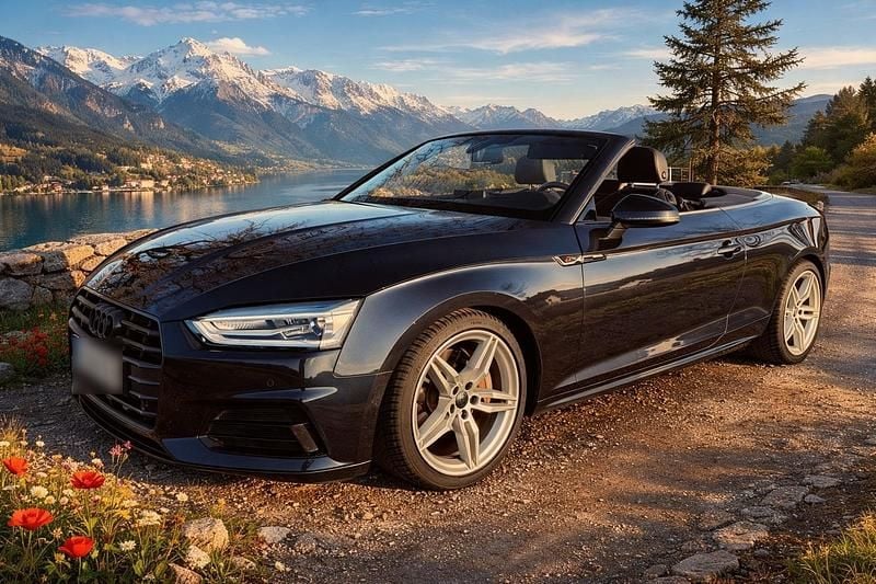 Gebraucht Audi A5 Cabriolet S-Line 252 PS (185 kW) 2017 Blau Cabrio
