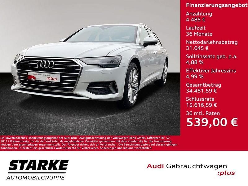Weiß Gebraucht 2021 Audi A6 Sport Kombi | 35.530 € (Guter Preis) - Bild 1/4