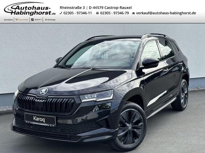 Schwarz Neu 2025 Skoda Karoq SportLine SUV | 35.990 € (Fairer Preis) - Bild 1/3