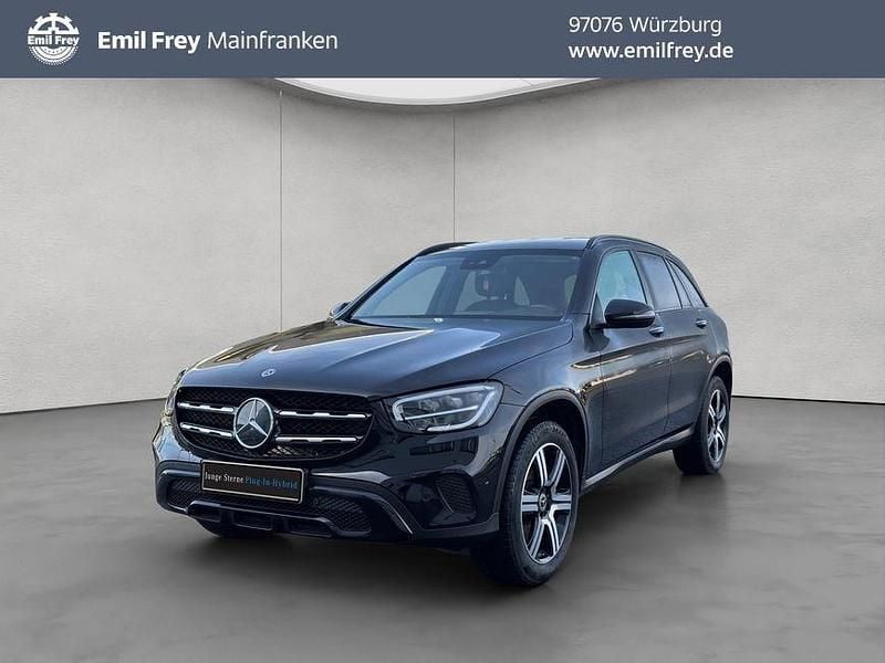 Schwarz Gebraucht 2021 Mercedes GLC300e Night SUV | 33.450 € (Superpreis) - Bild 1/4