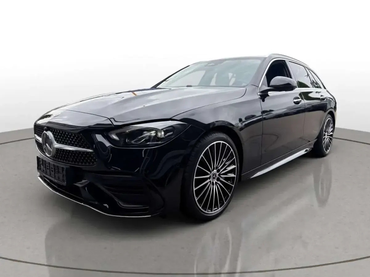 Gebraucht Mercedes C180 AMG line 170 PS (125 kW) 2026 Metalliclack obsidianschwarz m Kombi