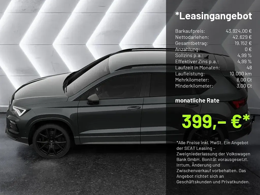 Ny Cupra Ateca VZ 300 HK (220 kW) 2026 Grå SUV
