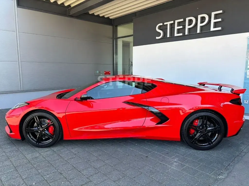 Nowe Corvette Stingray 481 KM (353 kW) 2026 Czerwony Coupe
