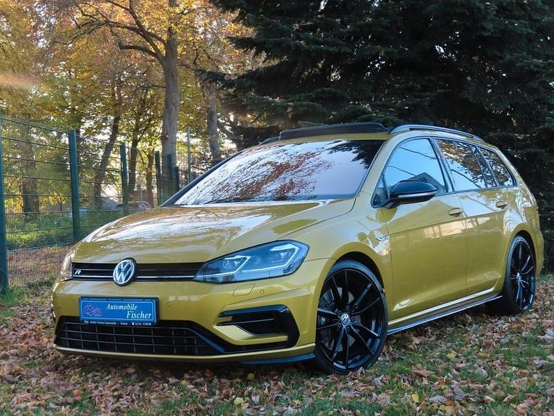 Gelb Gebraucht 2017 VW Golf VII R Kombi | 25.800 € (Fairer Preis) - Bild 1/4