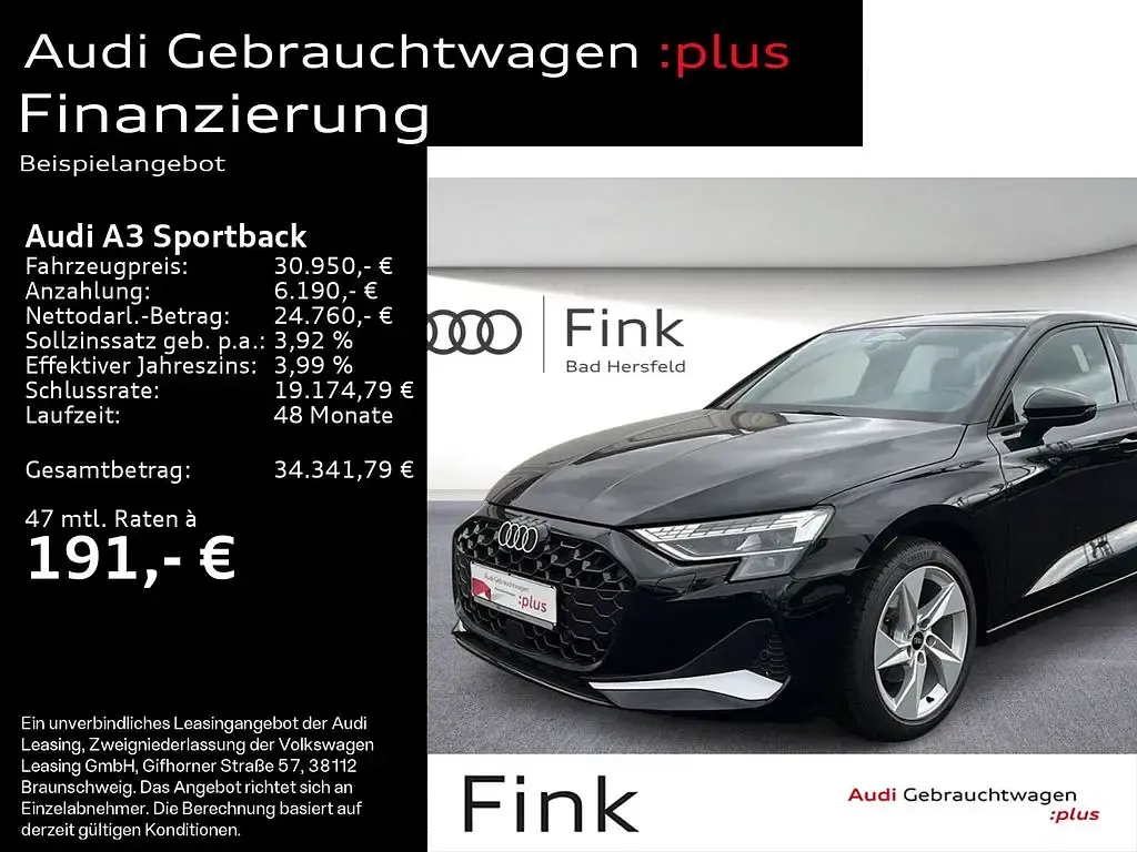 Gebraucht Audi A3 Comfort 150 PS (110 kW) 2025 Limousine