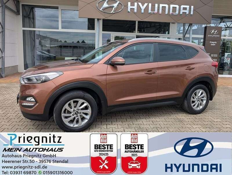 Braun Gebraucht 2019 Hyundai Tucson Advantage SUV | 17.990 € (Guter Preis) - Bild 1/4