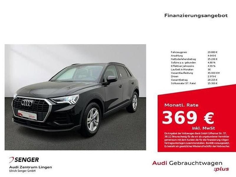 Mythosschwarz metallic Gebraucht 2022 Audi Q3 Business SUV | 29.880 € (Guter Preis) - Bild 1/3