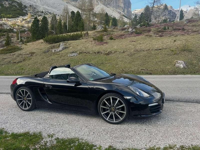 Schwarz Gebraucht 2015 Porsche Boxster Black Edition Cabrio | 55.500 € - Bild 1/4