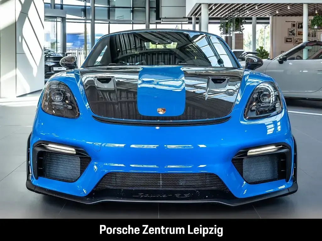 Neu Porsche 718 Spyder RS 500 PS (367 kW) 2026 Blau Cabrio