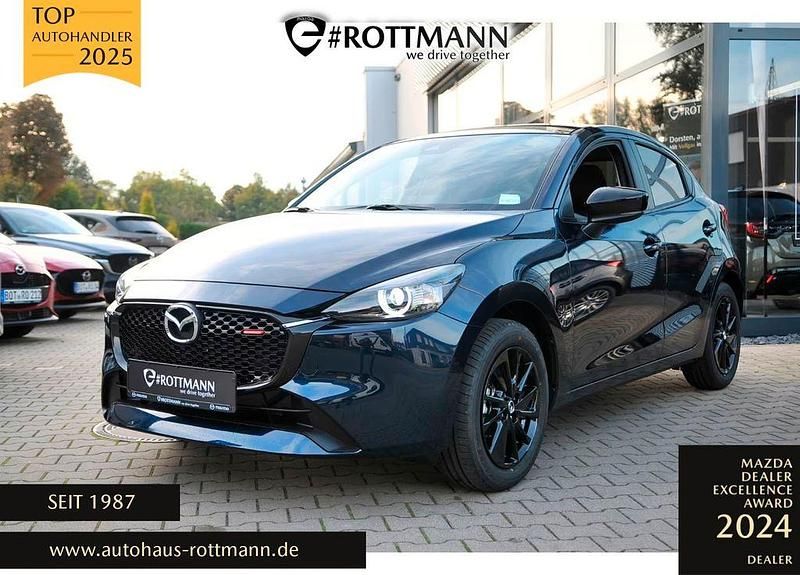 Blau Gebraucht 2024 Mazda 2 Homura-Line Limousine | 19.800 € (Teuer) - Bild 1/4