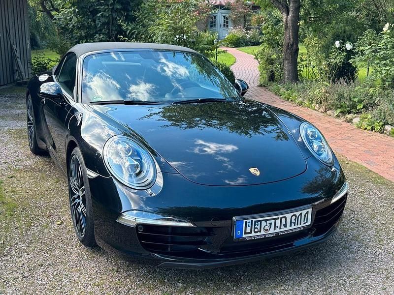 Schwarz Gebraucht 2015 Porsche 911 Carrera S Cabriolet Cabrio | 96.900 € (Fairer Preis) - Bild 1/4