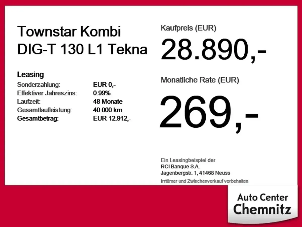 Neu Nissan Townstar 360º 131 PS (96 kW) 2026 Steel grey Kombi
