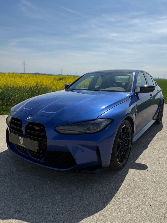 Blau Gebraucht 2021 BMW M3 Competition Edition Limousine | 65.500 € - Bild 1/4