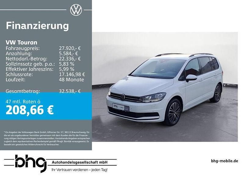 Gebraucht VW Touran Comfortline 150 PS (110 kW) 2022 Pure white Van / Kleinbus