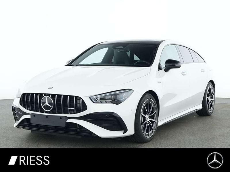 Unilack polarweiß Gebraucht 2024 Mercedes CLA35 AMG Premium Kombi | 44.400 € (Superpreis) - Bild 1/4