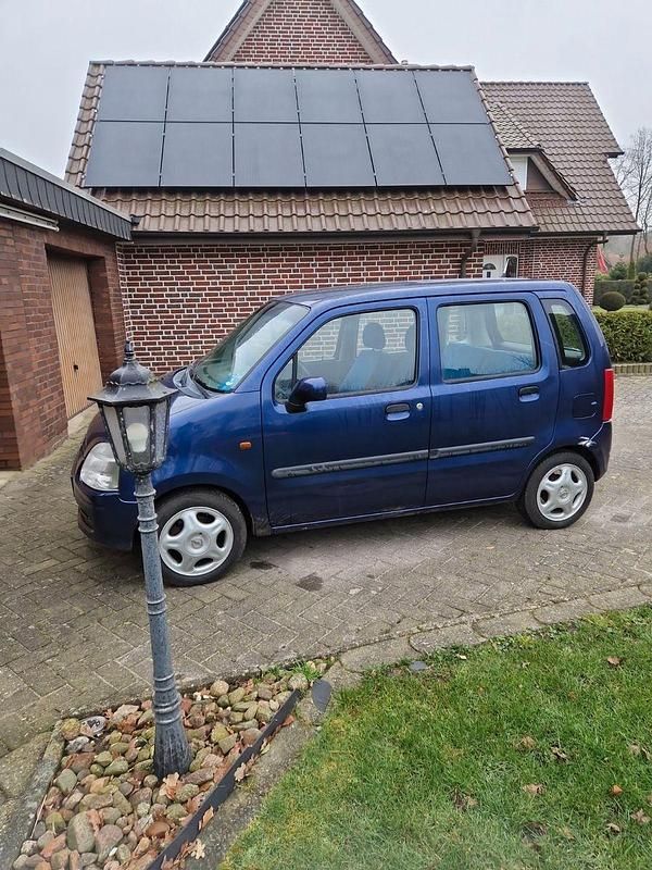 Blau Gebraucht 2001 Opel Agila Kleinwagen | 800 € (Guter Preis) - Bild 1/4