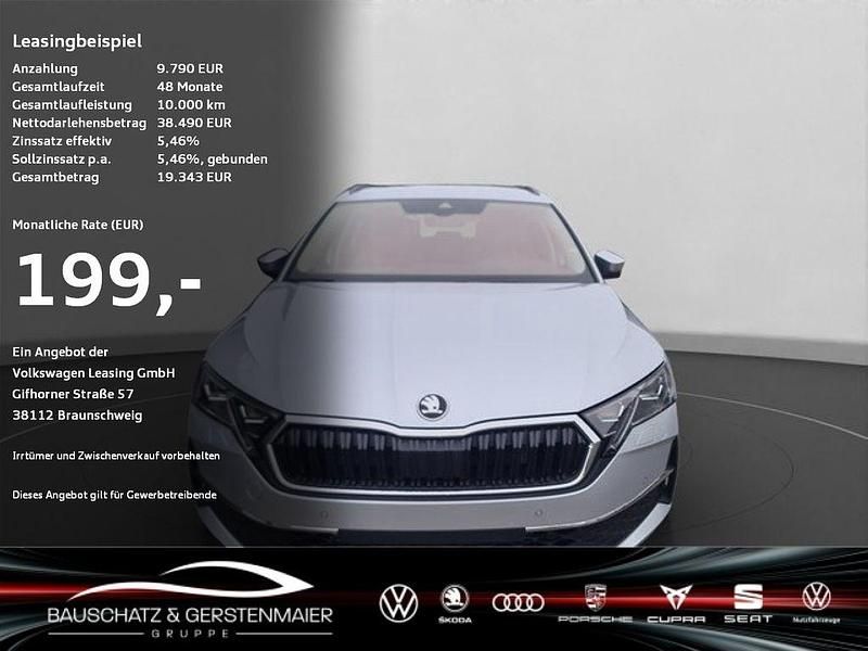 Brilliant silber (grau) Gebraucht 2024 Skoda Octavia Selection Kombi | 38.490 € (Teuer) - Bild 1/4