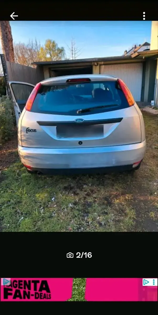 Gebraucht Ford Focus 101 PS (74 kW) 2001 Silber Limousine