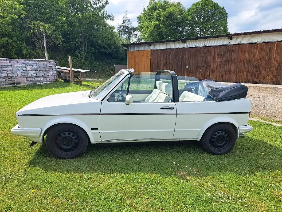 Gebraucht VW Golf Cabriolet 98 PS (72 kW) 1987 Weiß Cabrio
