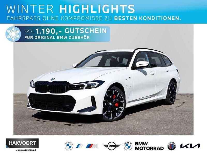Mineralweiss Gebraucht 2025 BMW 330e M Sport Kombi | 59.990 € - Bild 1/4