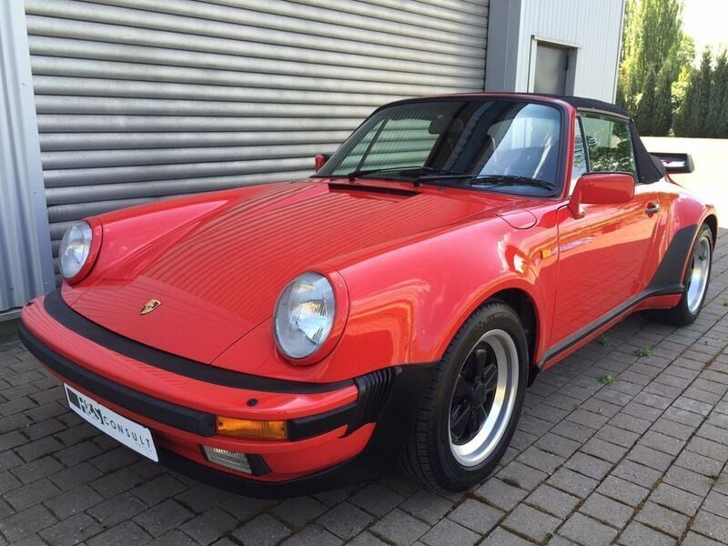 Gebraucht Porsche 930 Turbo 300 PS (220 kW) 1988 Rot Cabrio