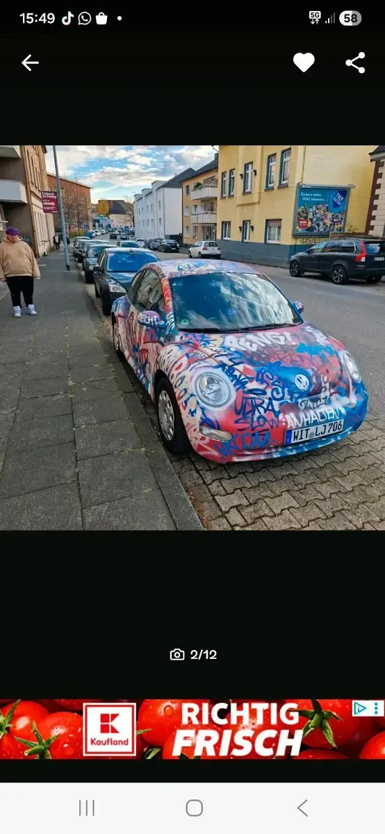 Gebraucht VW Beetle 2002 Kleinwagen